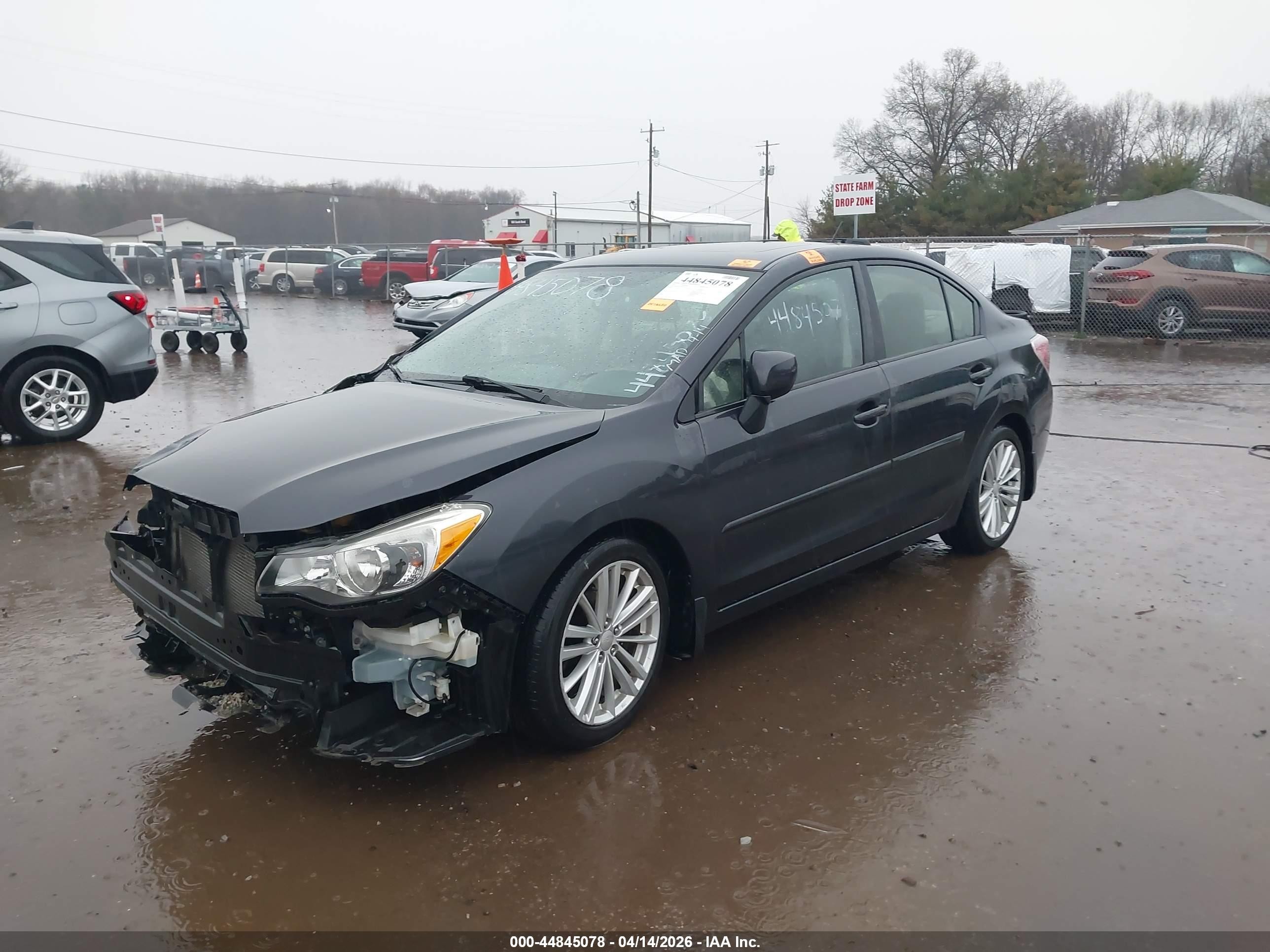 2013 Subaru Impreza 2.0i Premium Серый vin: JF1GJAD63DH035225