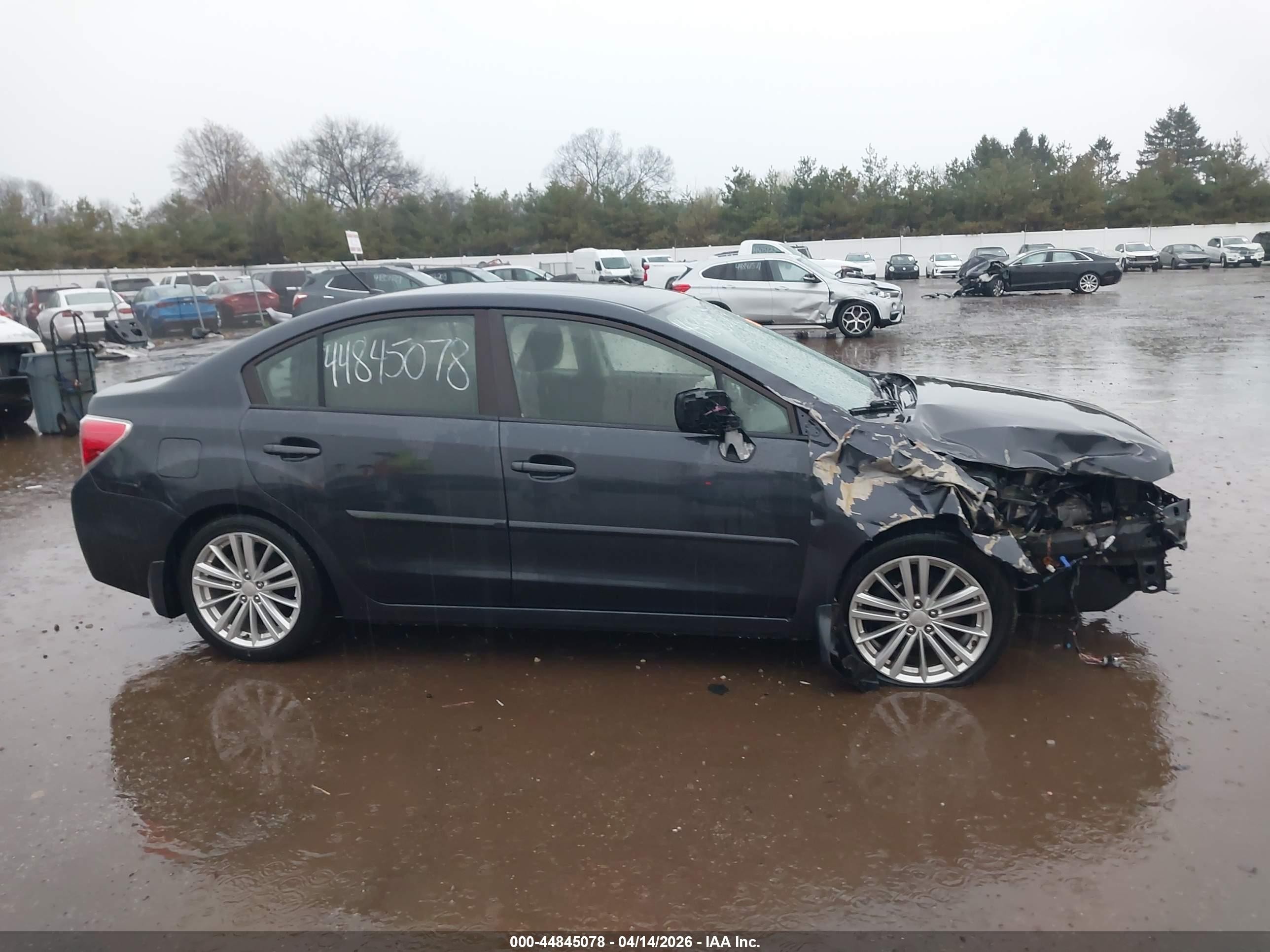 2013 Subaru Impreza 2.0i Premium Серый vin: JF1GJAD63DH035225