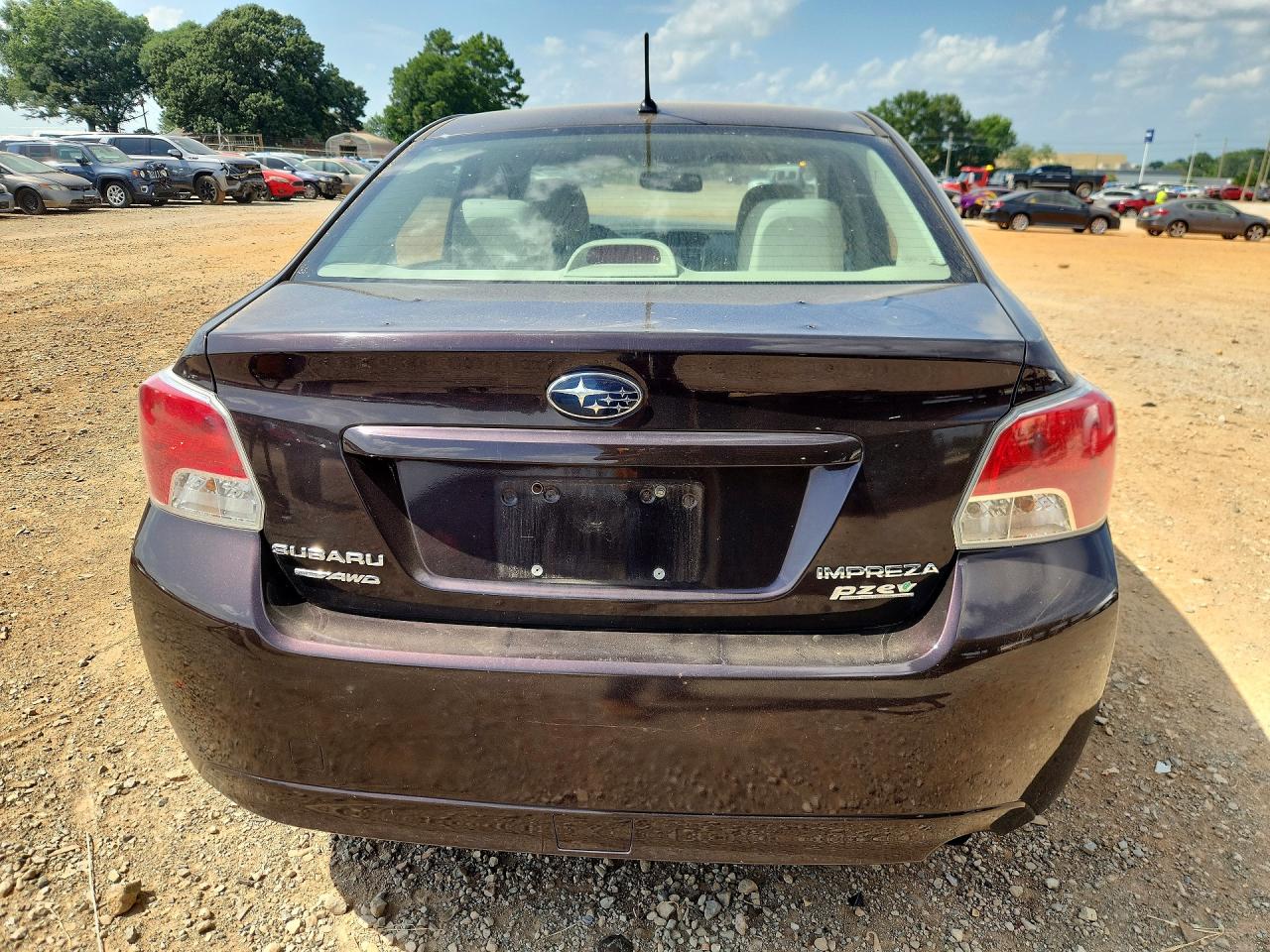 2012 Subaru Impreza Premium Фиолетовый vin: JF1GJAD65CH010065