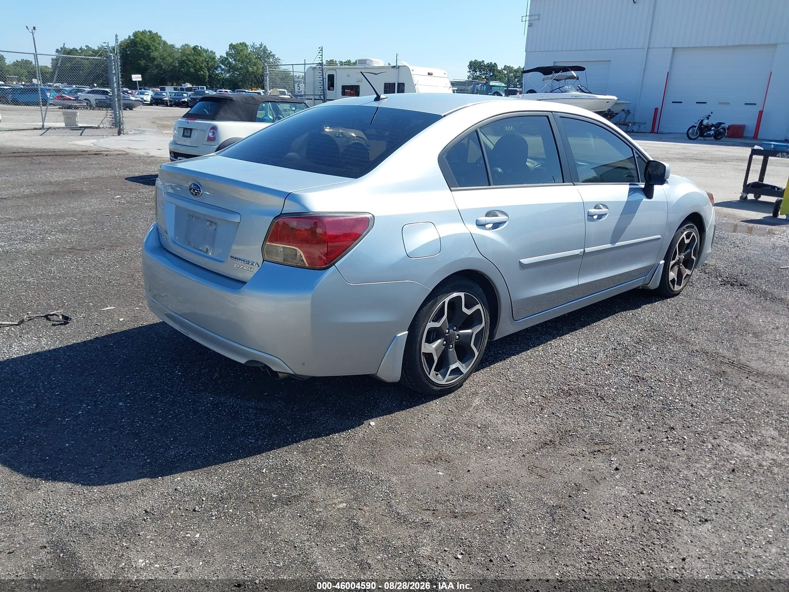 2013 Subaru Impreza 2.0i Premium Silver vin: JF1GJAD65DH005434