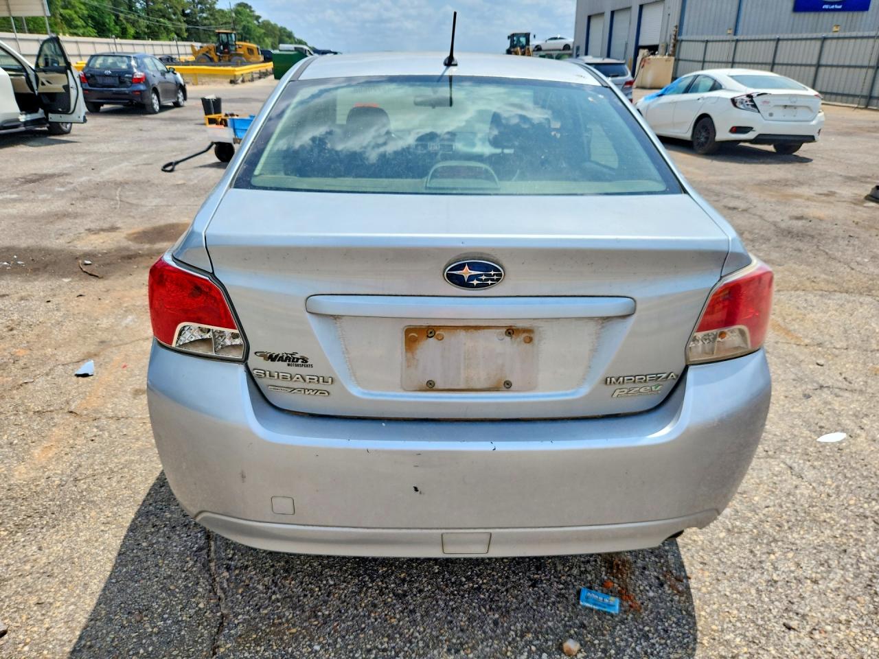 2013 Subaru Impreza Premium Silver vin: JF1GJAD65DH013534