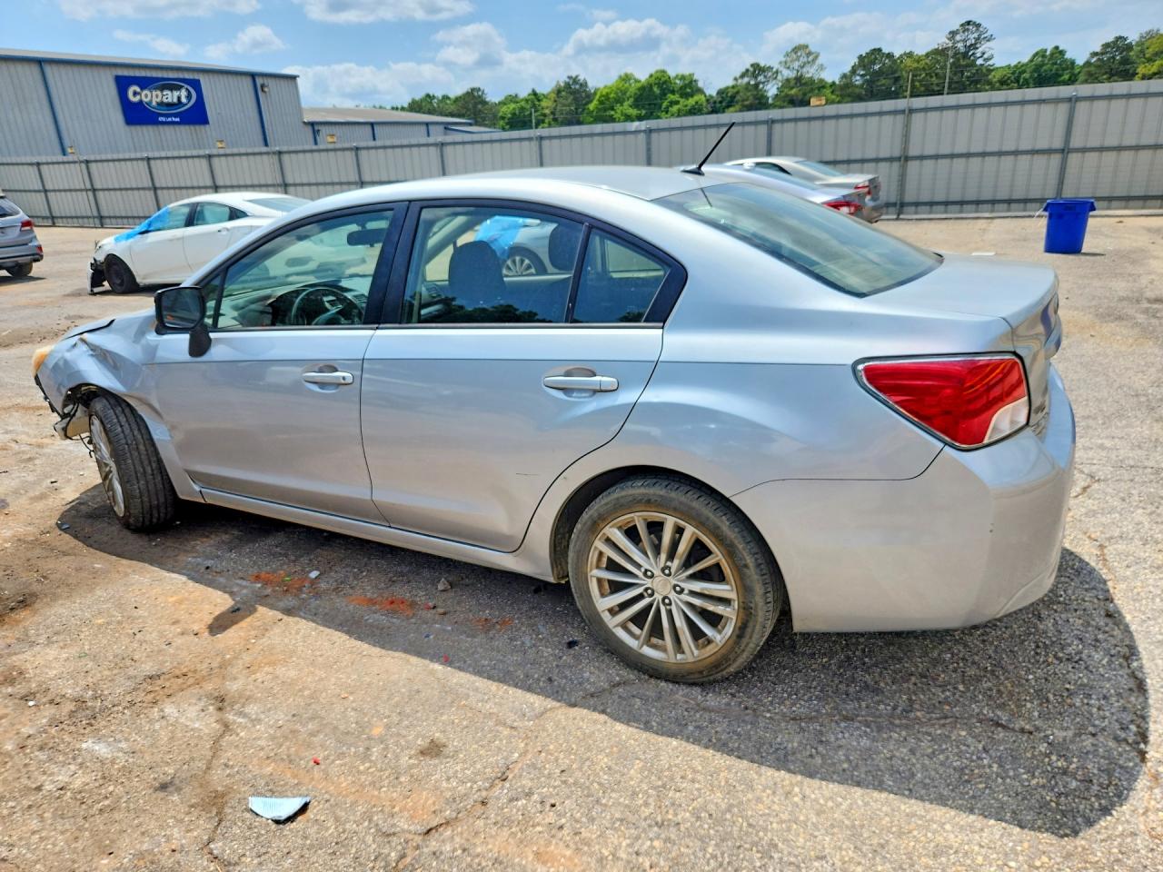 2013 Subaru Impreza Premium Silver vin: JF1GJAD65DH013534