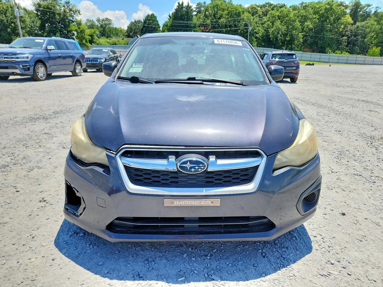 2012 Subaru Impreza Premium Black vin: JF1GJAD66CH016862