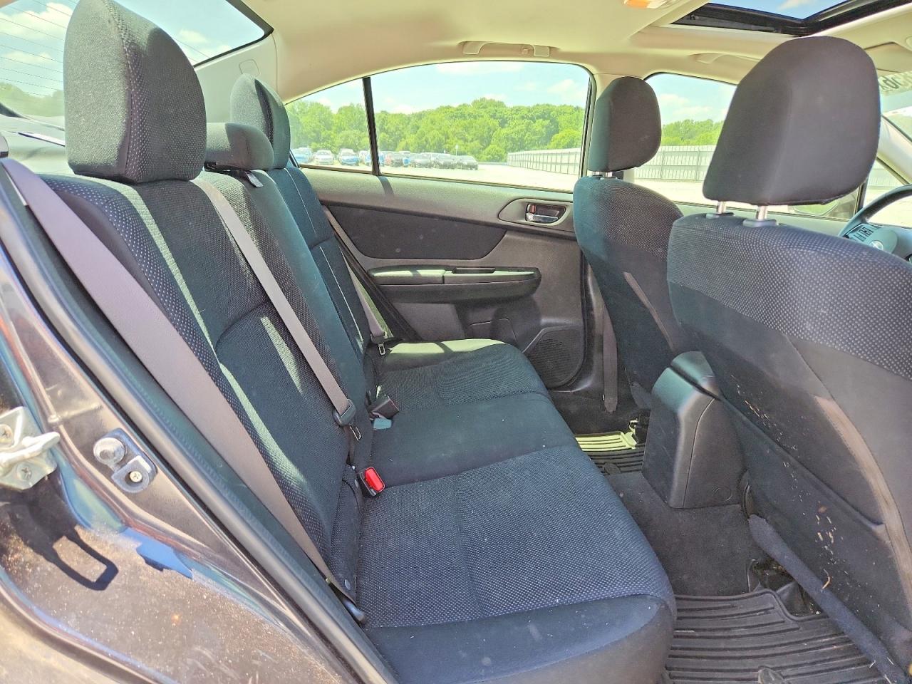 2012 Subaru Impreza Premium Black vin: JF1GJAD66CH016862