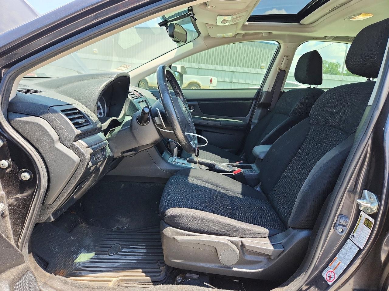 2012 Subaru Impreza Premium Black vin: JF1GJAD66CH016862