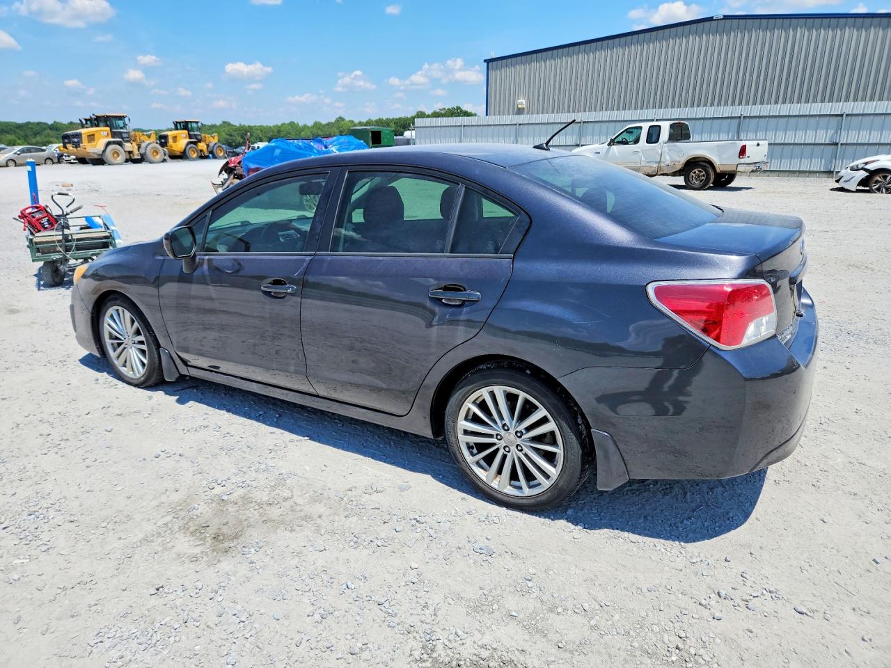 2012 Subaru Impreza Premium Black vin: JF1GJAD66CH016862