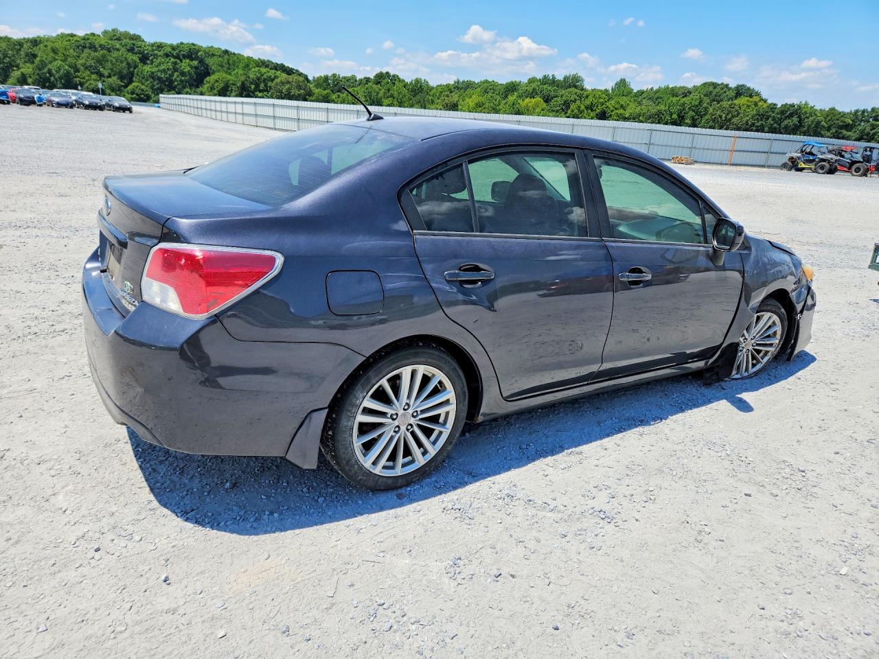 2012 Subaru Impreza Premium Black vin: JF1GJAD66CH016862