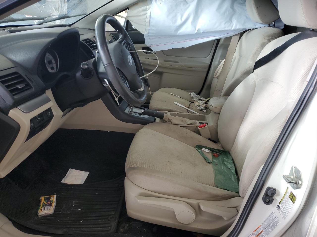 2012 Subaru Impreza Premium White vin: JF1GJAD66CH026954