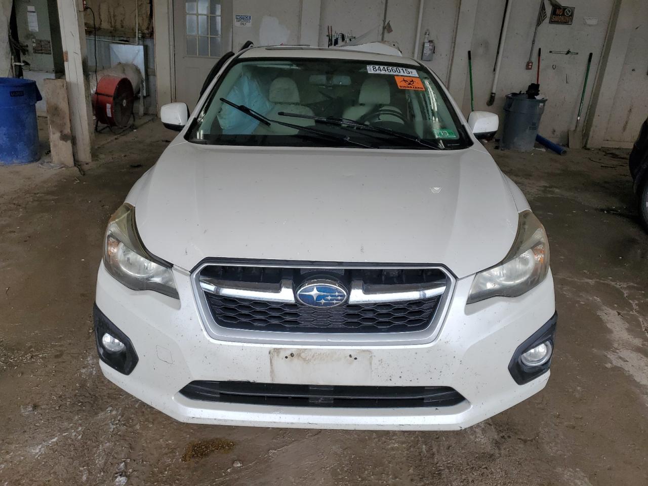 2012 Subaru Impreza Premium White vin: JF1GJAD66CH026954