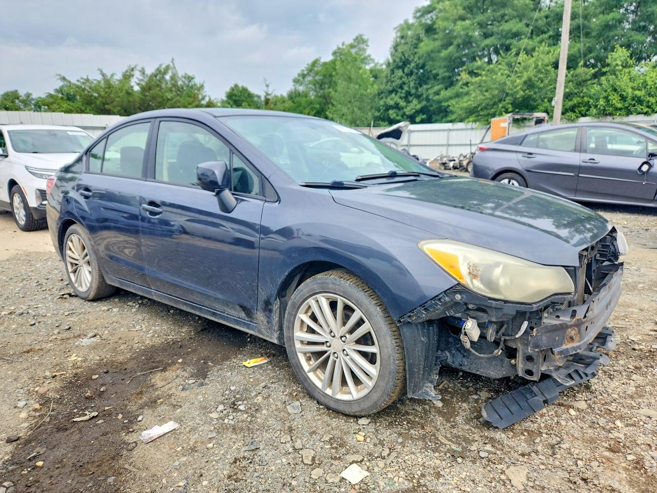 2012 Subaru Impreza Premium Charcoal vin: JF1GJAD67CG027861