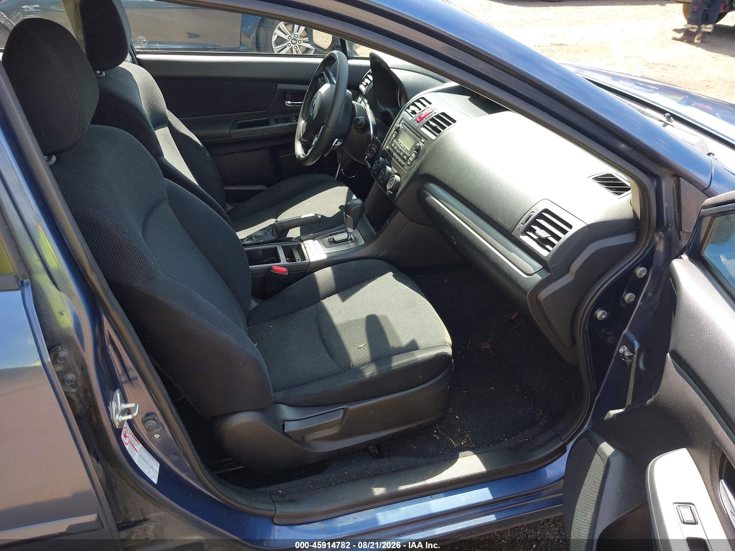 2012 Subaru Impreza 2.0i Premium Blue vin: JF1GJAD67CH005353