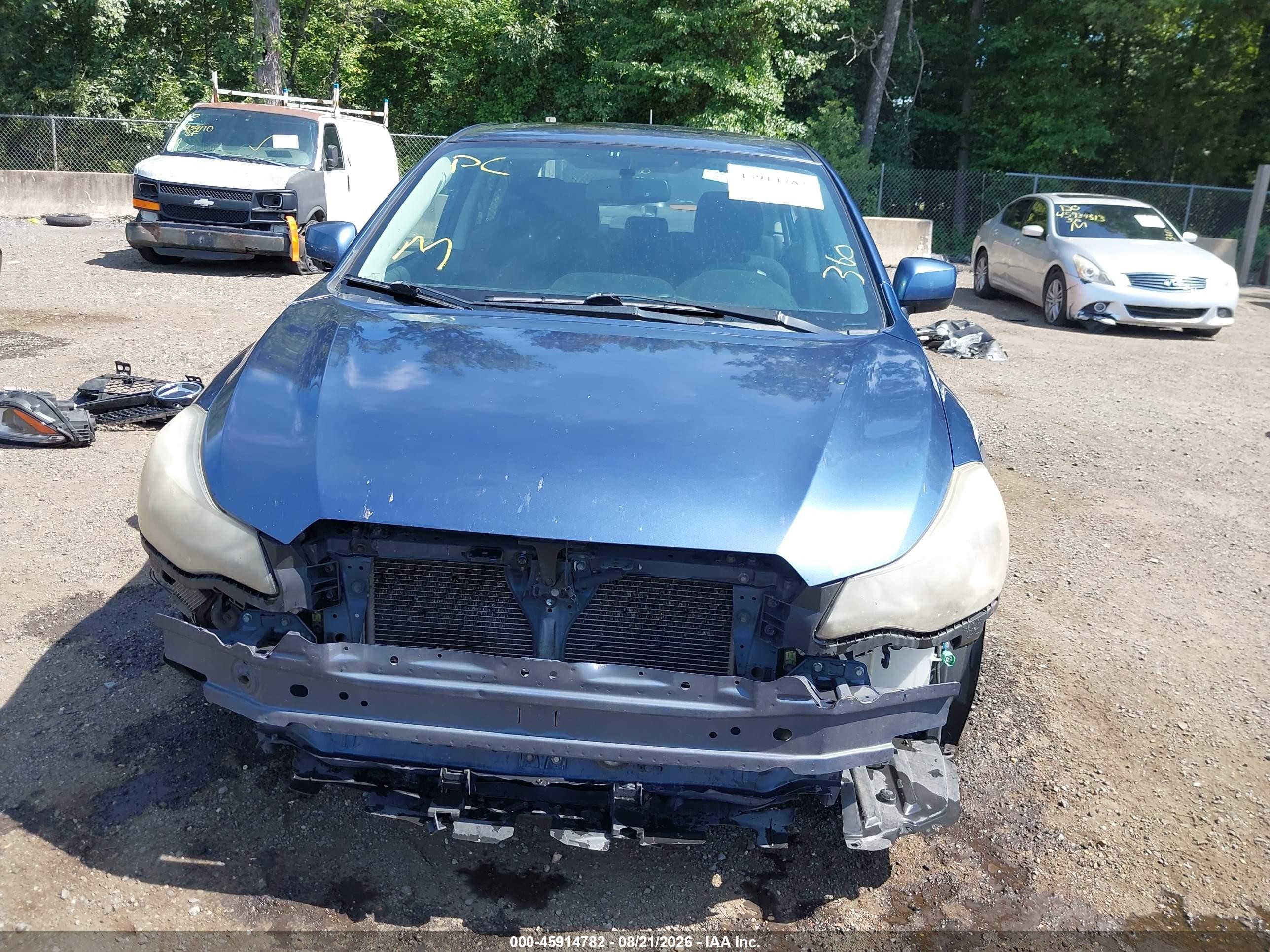 2012 Subaru Impreza 2.0i Premium Blue vin: JF1GJAD67CH005353
