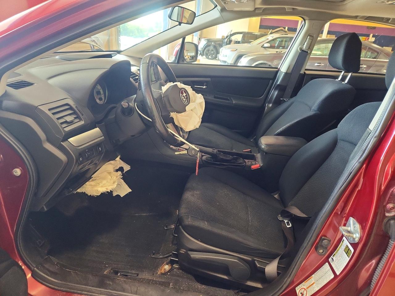 2012 Subaru Impreza Premium Maroon vin: JF1GJAD67CH012545