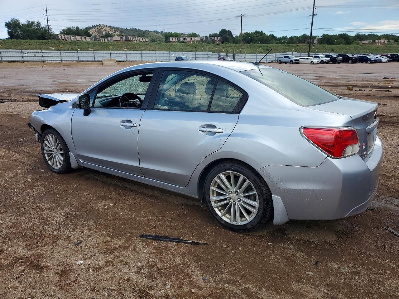 2013 Subaru Impreza Premium Silver vin: JF1GJAD68DH008330