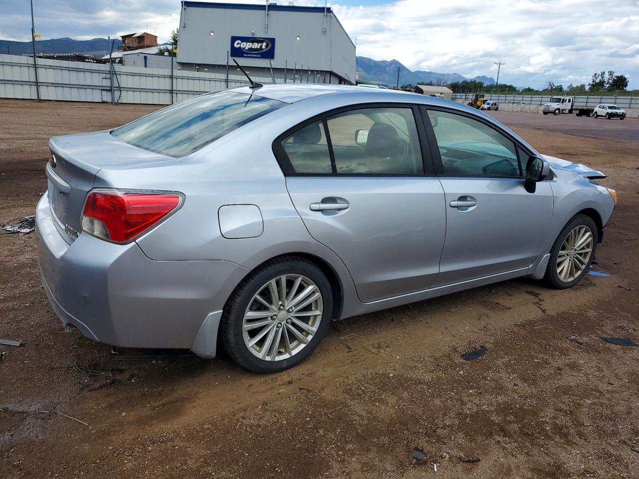 2013 Subaru Impreza Premium Silver vin: JF1GJAD68DH008330