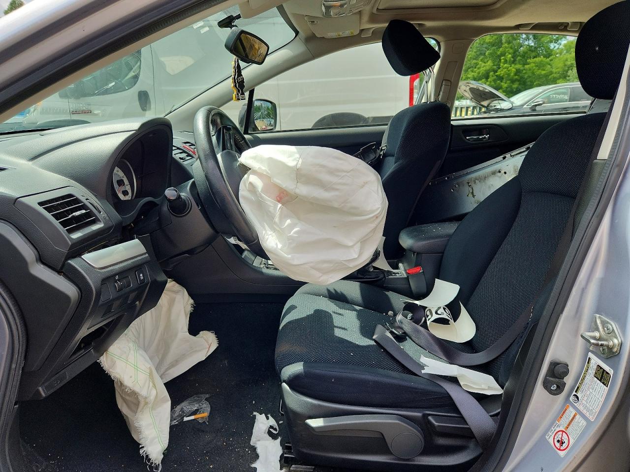 2013 Subaru Impreza Premium Silver vin: JF1GJAD68DH014757