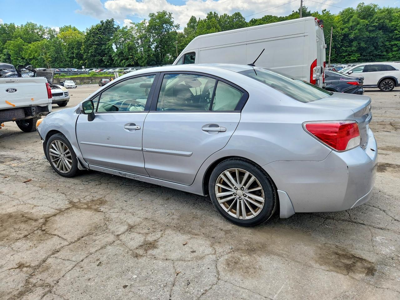 2013 Subaru Impreza Premium Silver vin: JF1GJAD68DH014757