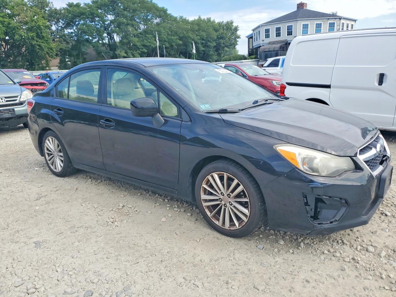 2013 Subaru Impreza Premium Black vin: JF1GJAD68DH014919