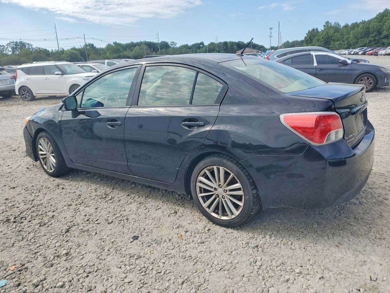2013 Subaru Impreza Premium Black vin: JF1GJAD68DH014919