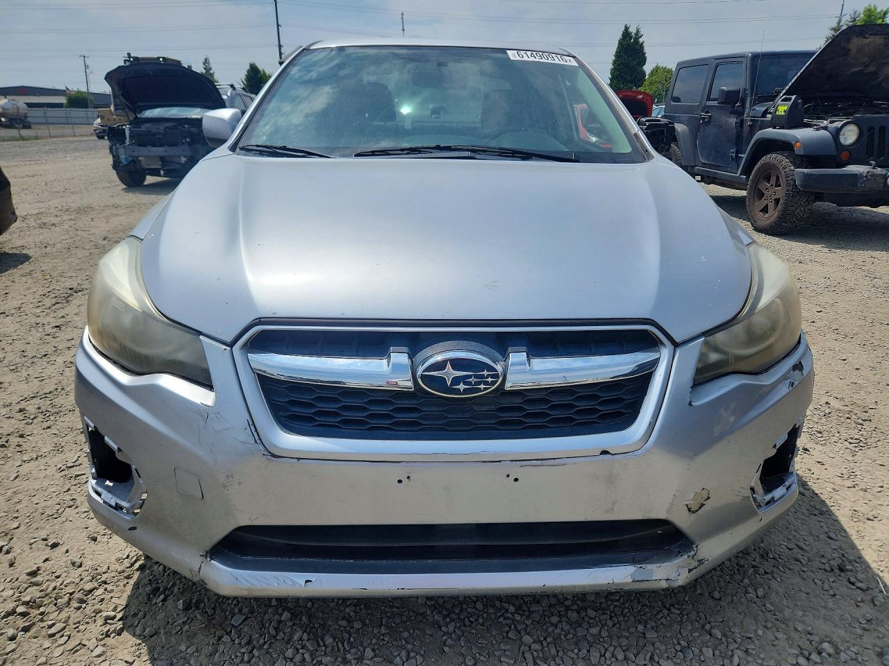 2012 Subaru Impreza Premium Silver vin: JF1GJAD69CH015043