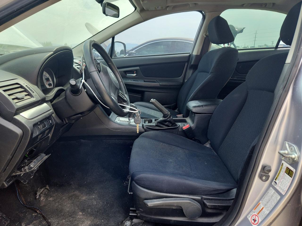 2012 Subaru Impreza Premium Silver vin: JF1GJAD69CH015043