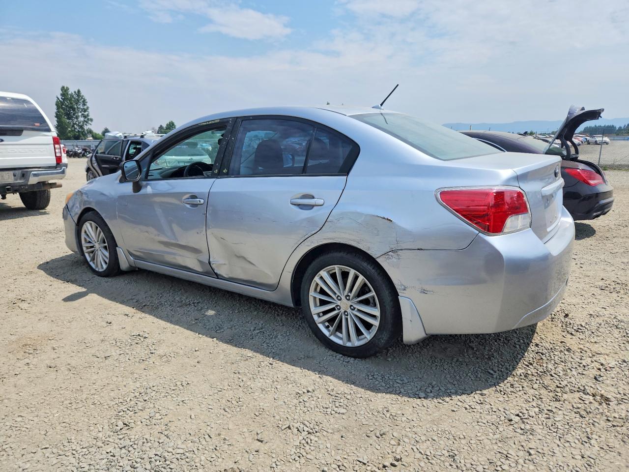 2012 Subaru Impreza Premium Silver vin: JF1GJAD69CH015043