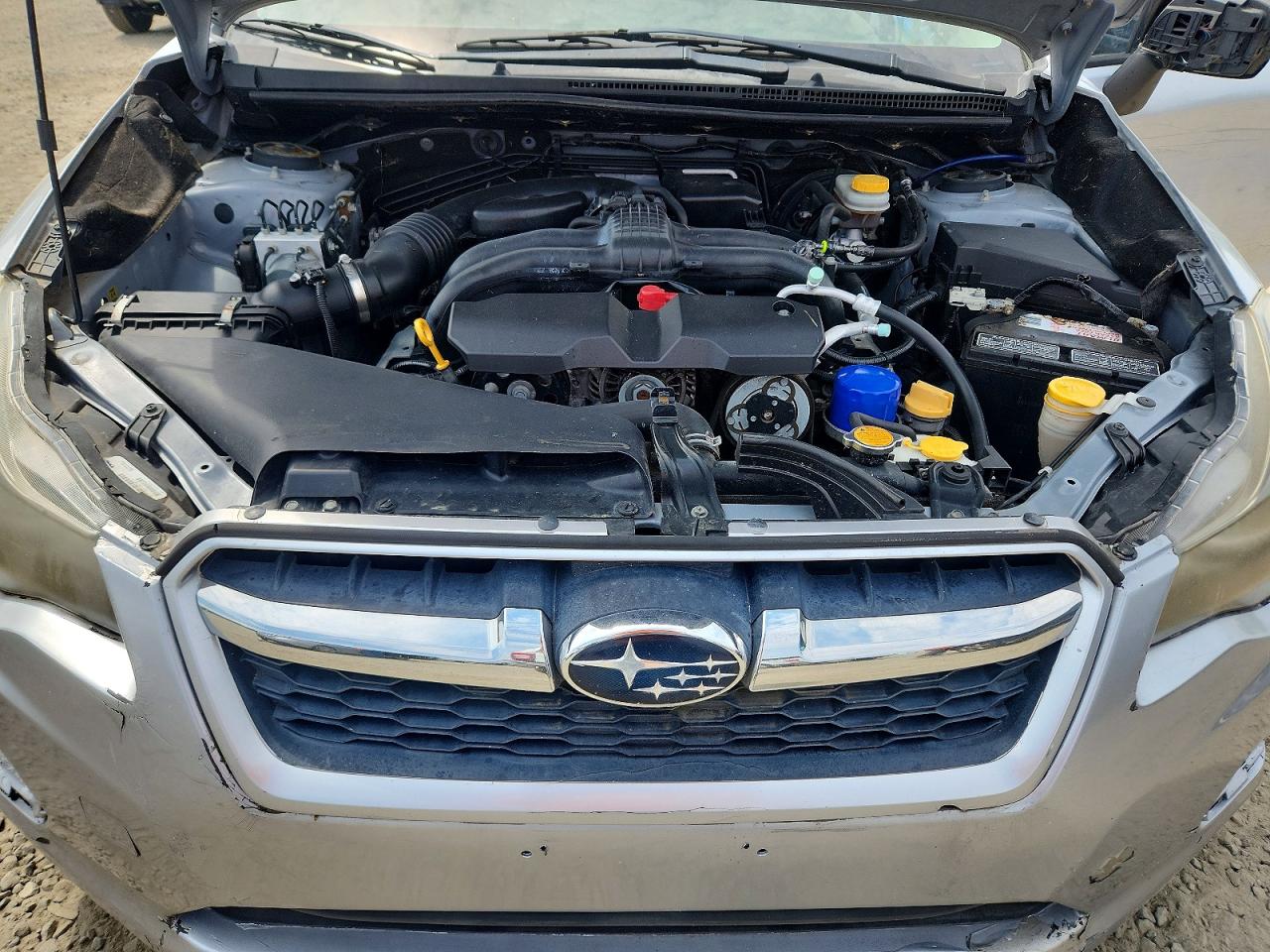 2012 Subaru Impreza Premium Silver vin: JF1GJAD69CH015043