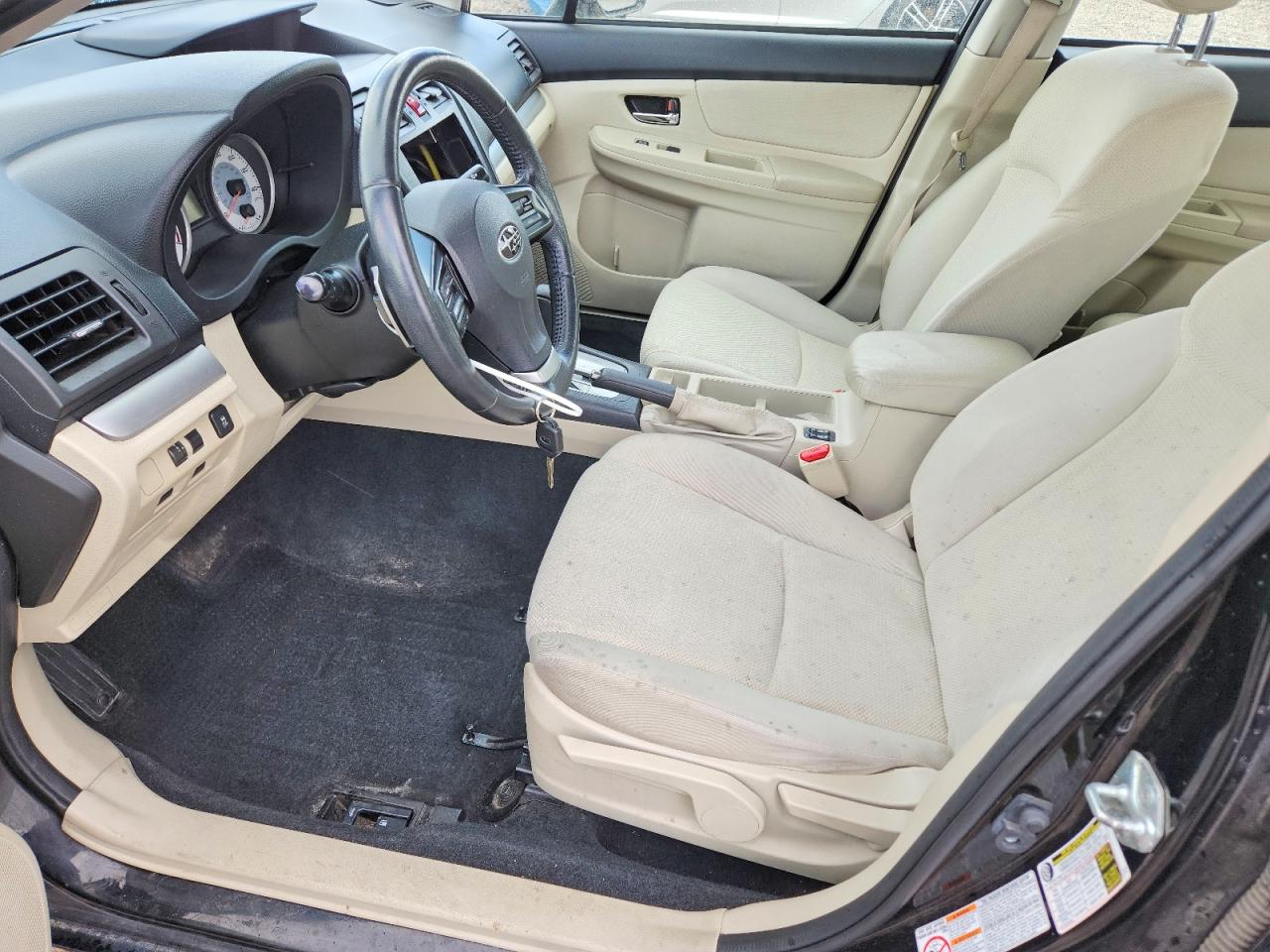 2012 Subaru Impreza Premium Black vin: JF1GJAD69CH021263