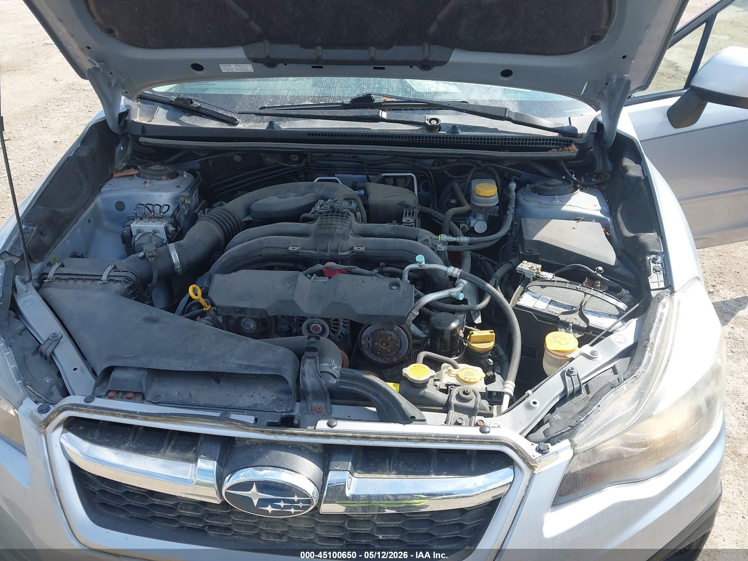 2013 Subaru Impreza 2.0i Premium Silver vin: JF1GJAD69DH031356