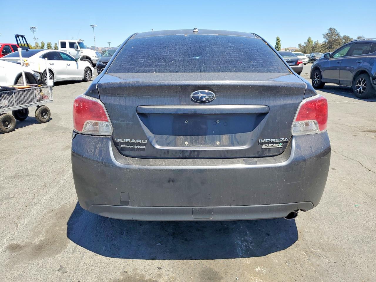 2014 Subaru Impreza Premium Black vin: JF1GJAD69EH010718