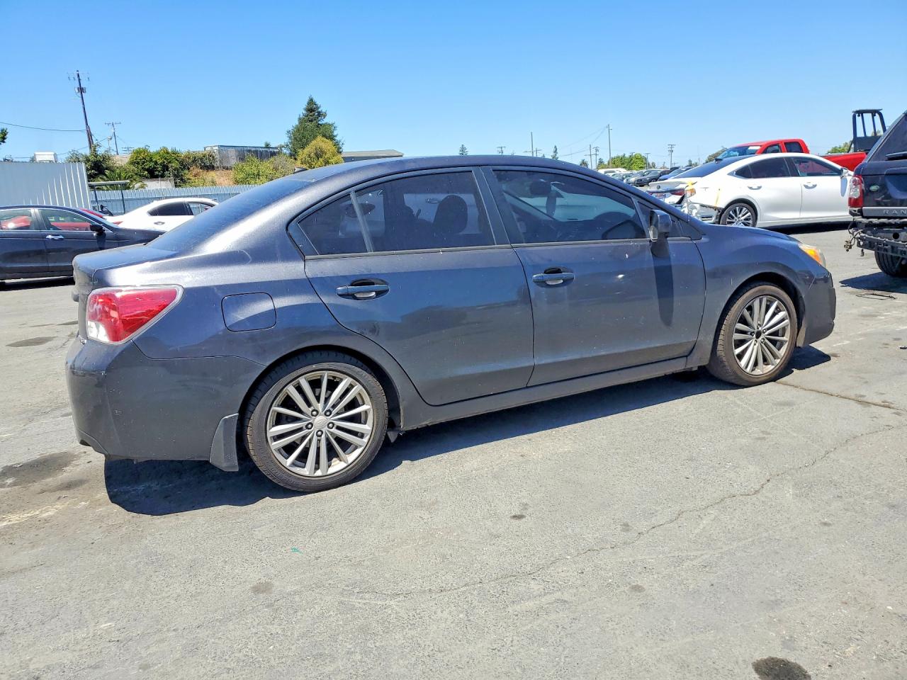 2014 Subaru Impreza Premium Black vin: JF1GJAD69EH010718