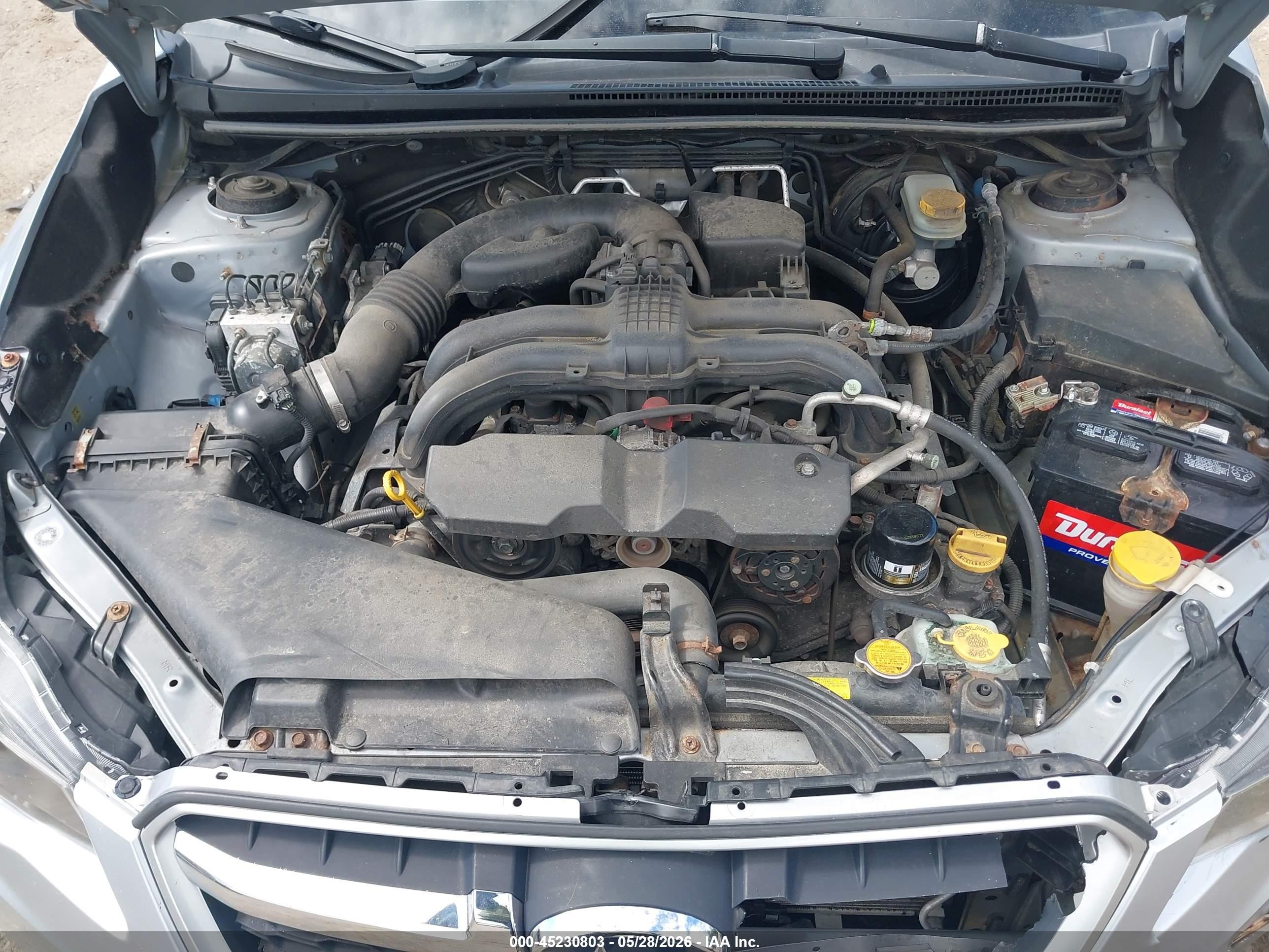 2012 Subaru Impreza 2.0i Premium Silver vin: JF1GJAD6XCH005573