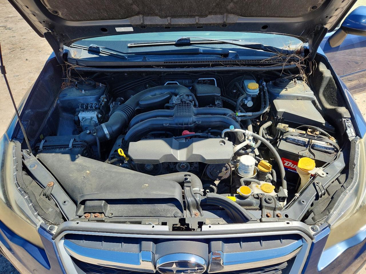 2013 Subaru Impreza Premium Blue vin: JF1GJAD6XDH017157