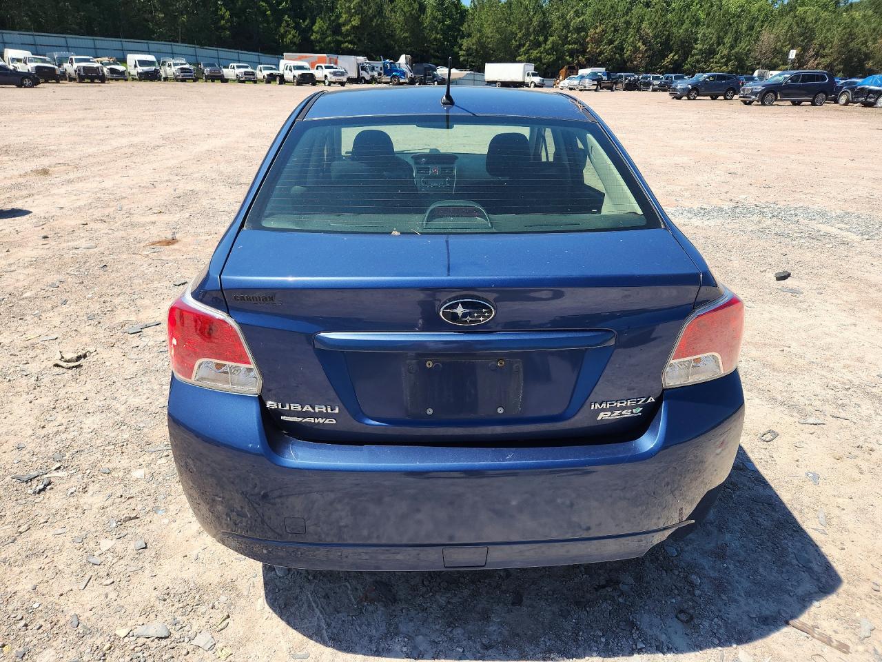 2013 Subaru Impreza Premium Blue vin: JF1GJAD6XDH017157