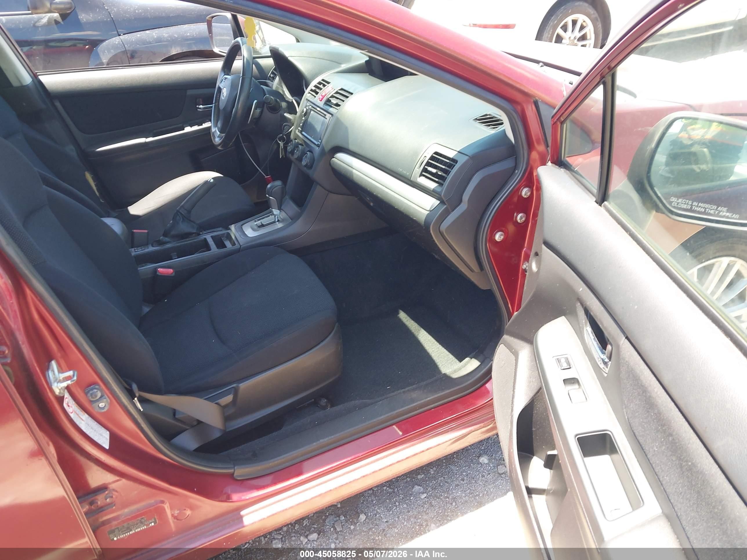2012 Subaru Impreza 2.0i Premium Темно-бордовый vin: JF1GJAE60CH004740