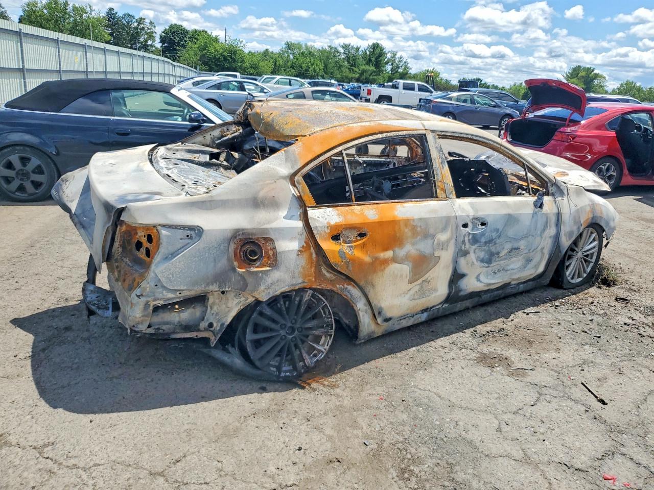 2014 Subaru Impreza Premium Burn vin: JF1GJAE61EH008959