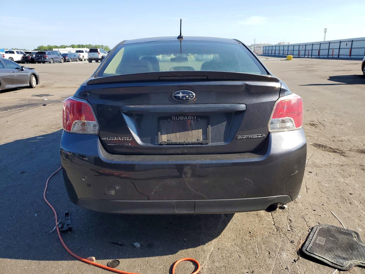 2012 Subaru Impreza Premium Black vin: JF1GJAE62CH004805