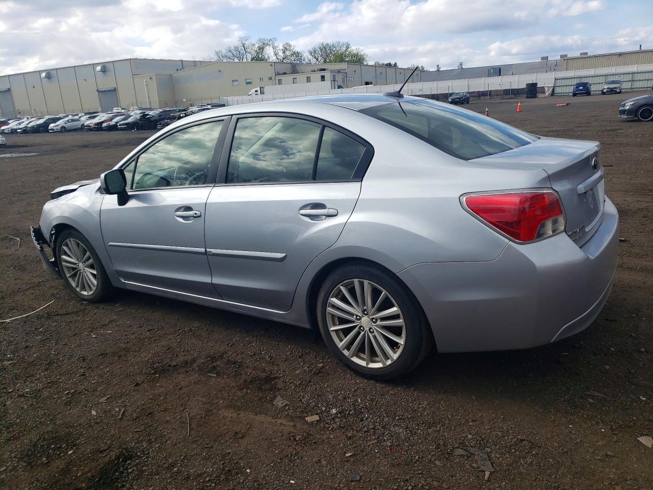 2013 Subaru Impreza Premium Silver vin: JF1GJAE65DH027755