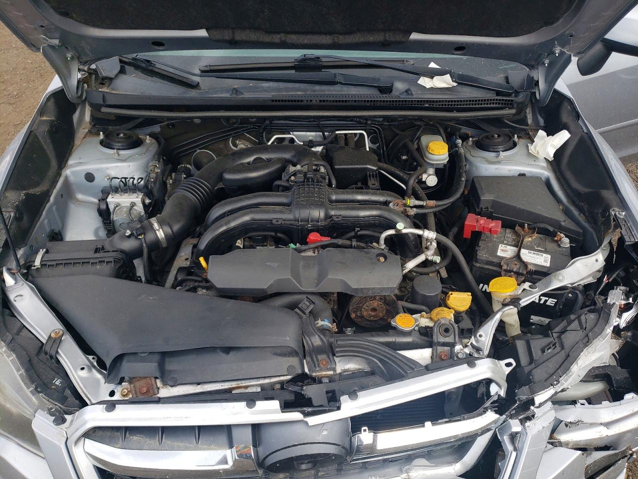 2013 Subaru Impreza Premium Silver vin: JF1GJAE65DH027755