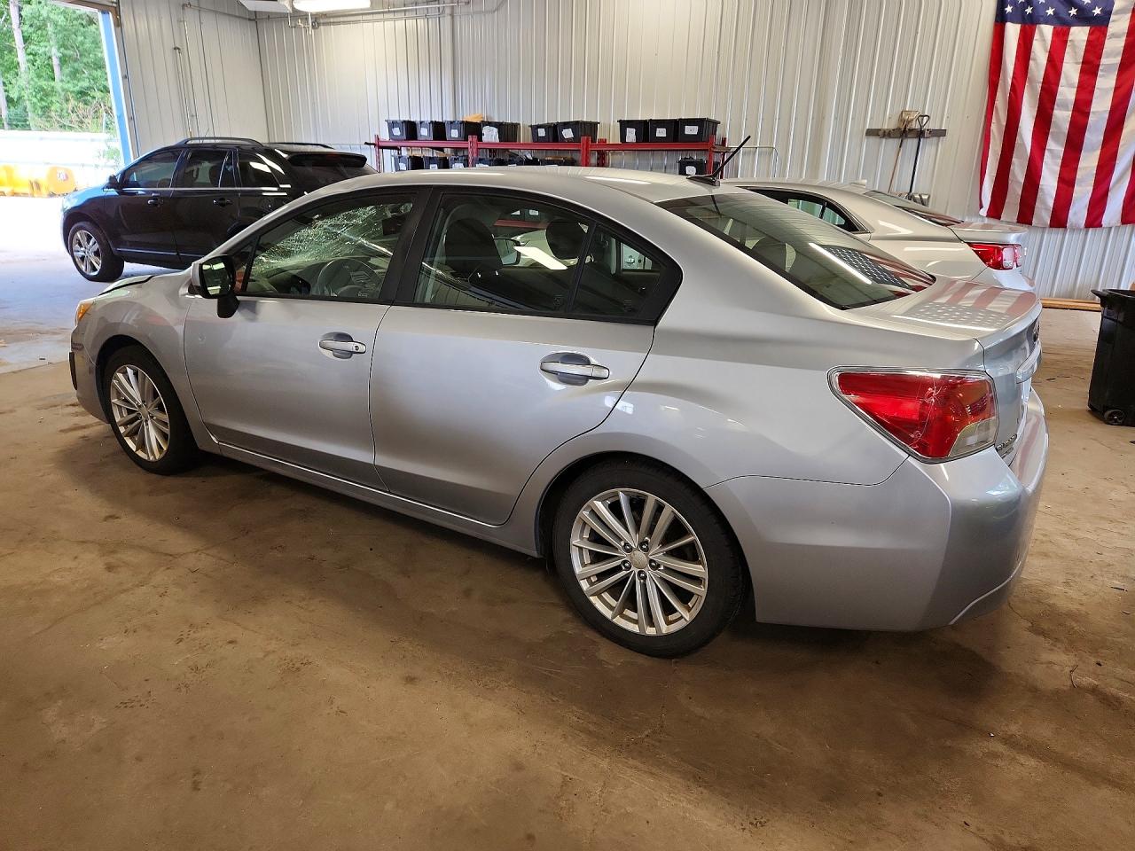2014 Subaru Impreza Premium Silver vin: JF1GJAE65EH011735