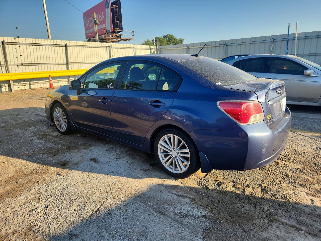2012 Subaru Impreza Premium Синий vin: JF1GJAE68CH003688