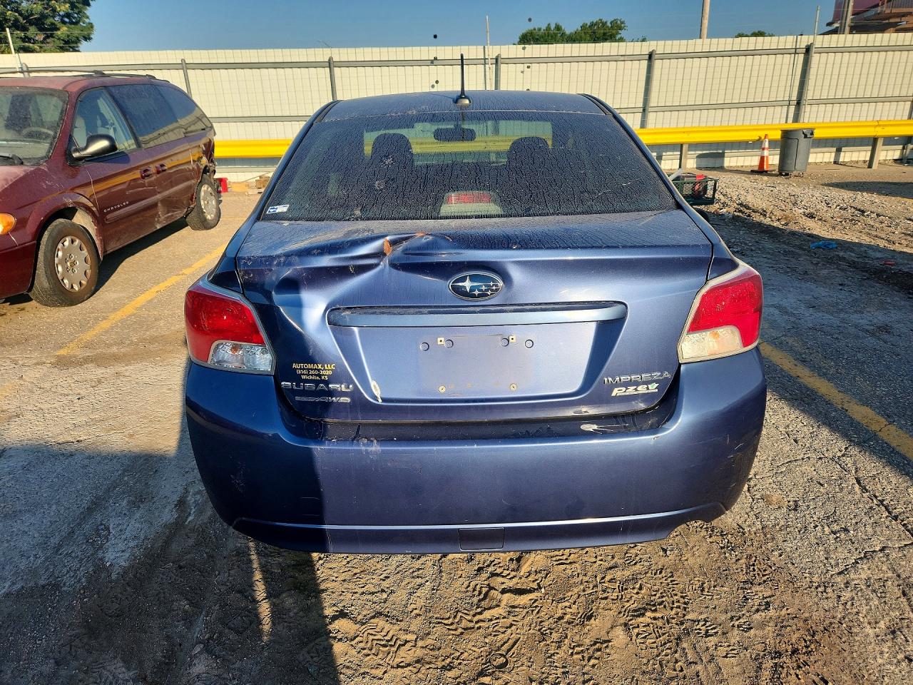 2012 Subaru Impreza Premium Синий vin: JF1GJAE68CH003688