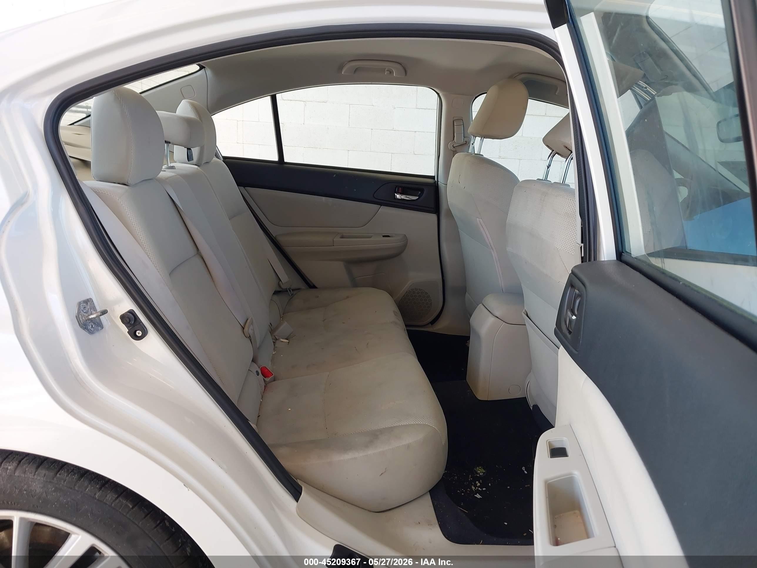 2012 Subaru Impreza 2.0i Premium White vin: JF1GJAE68CH007353