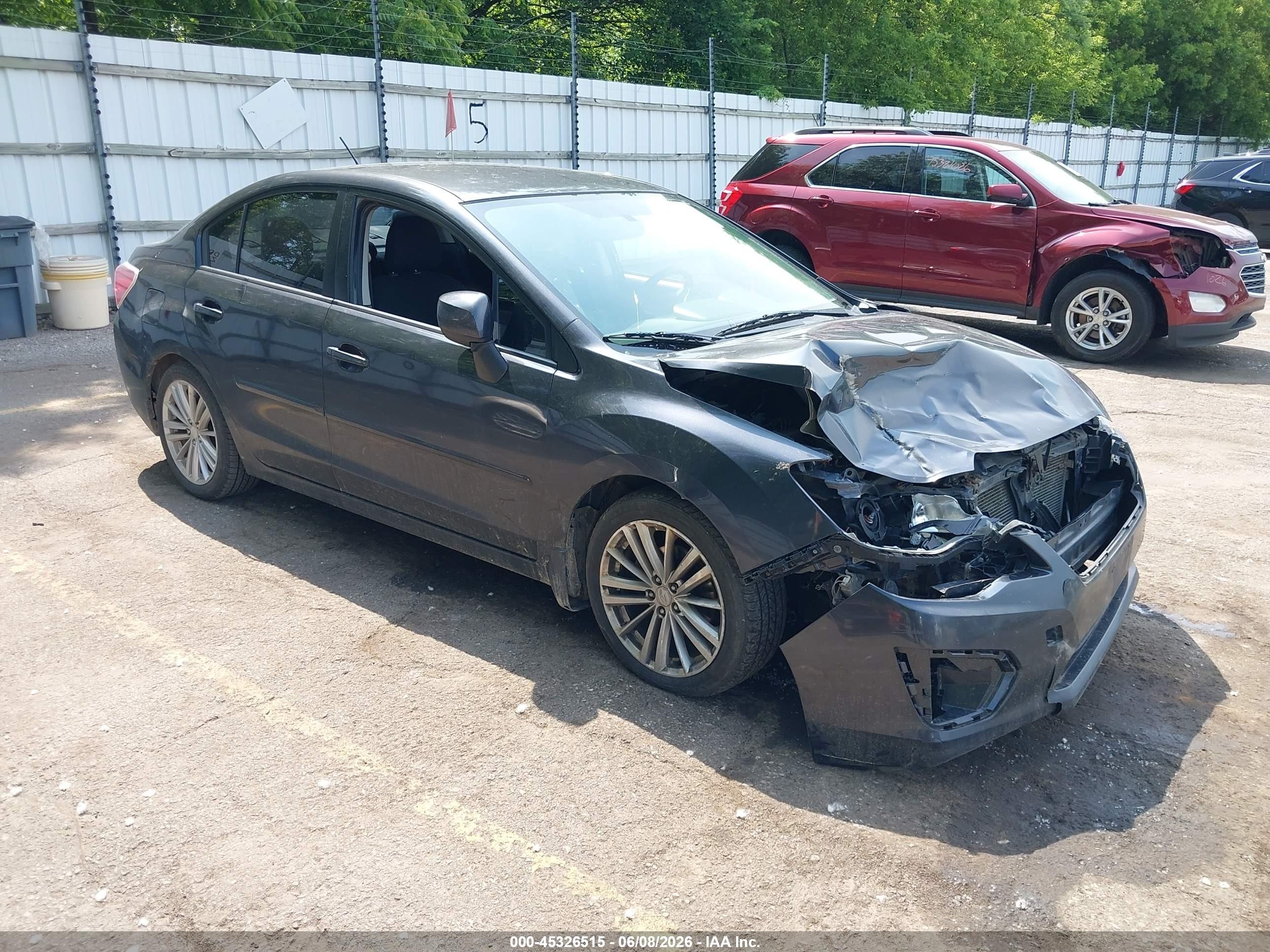 2014 Subaru Impreza 2.0i Premium Серый vin: JF1GJAE68EH007761