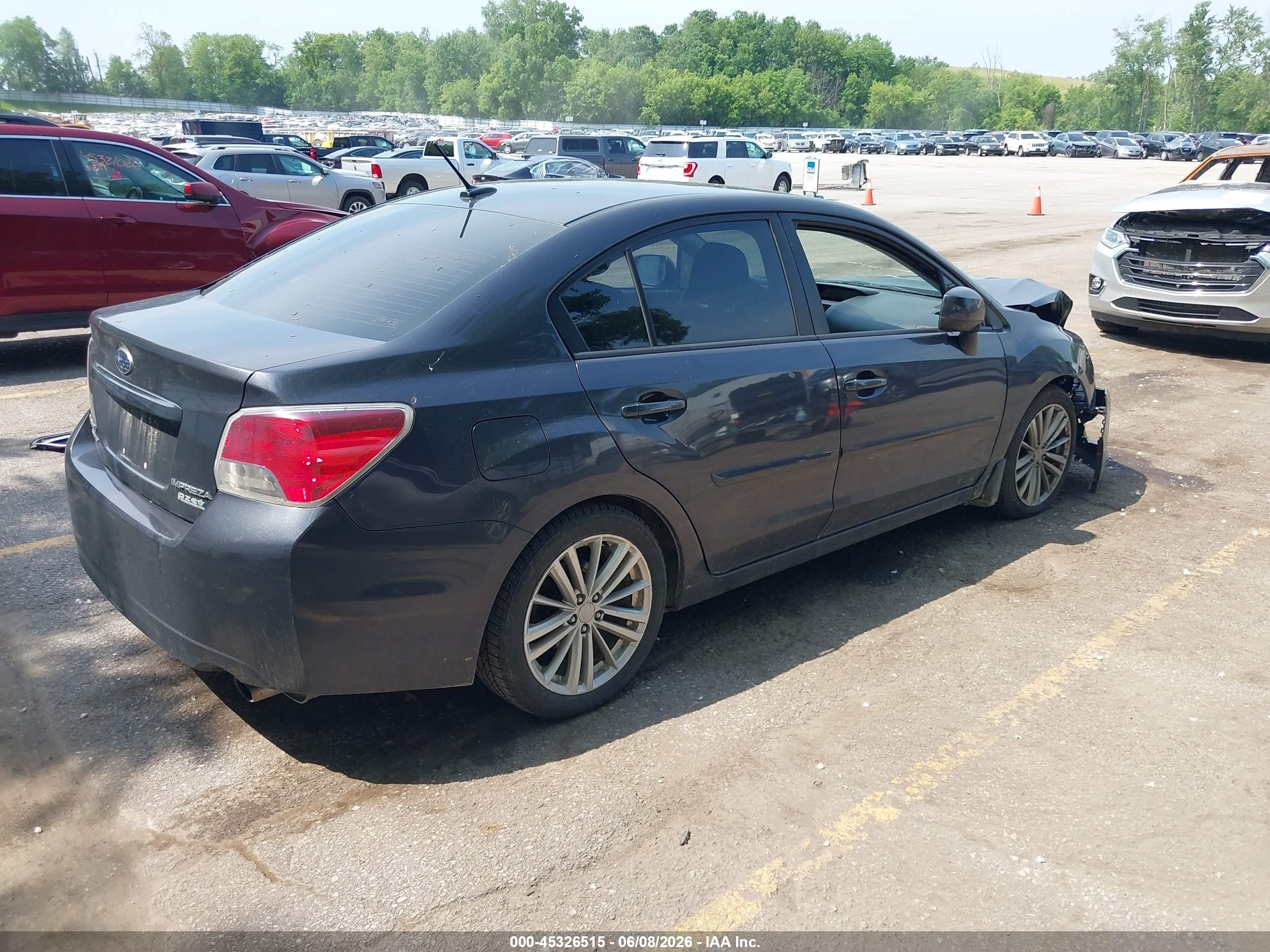 2014 Subaru Impreza 2.0i Premium Серый vin: JF1GJAE68EH007761
