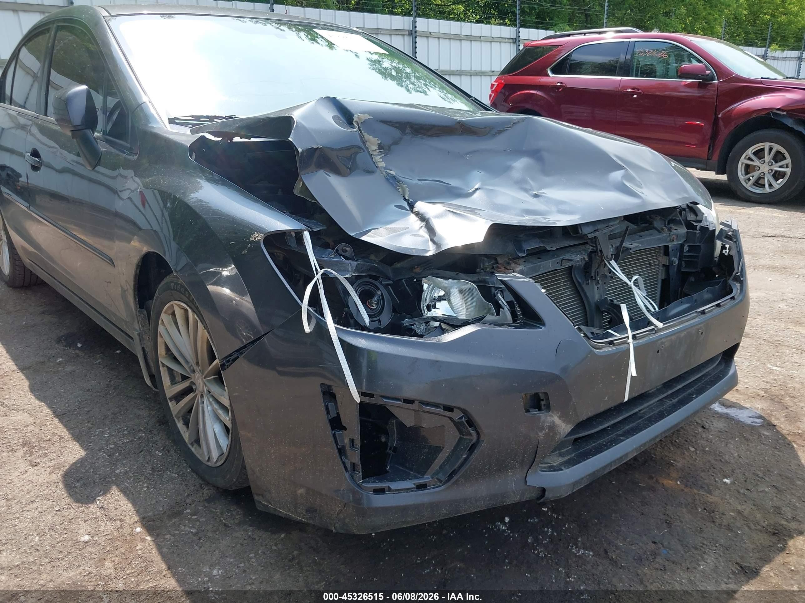2014 Subaru Impreza 2.0i Premium Серый vin: JF1GJAE68EH007761