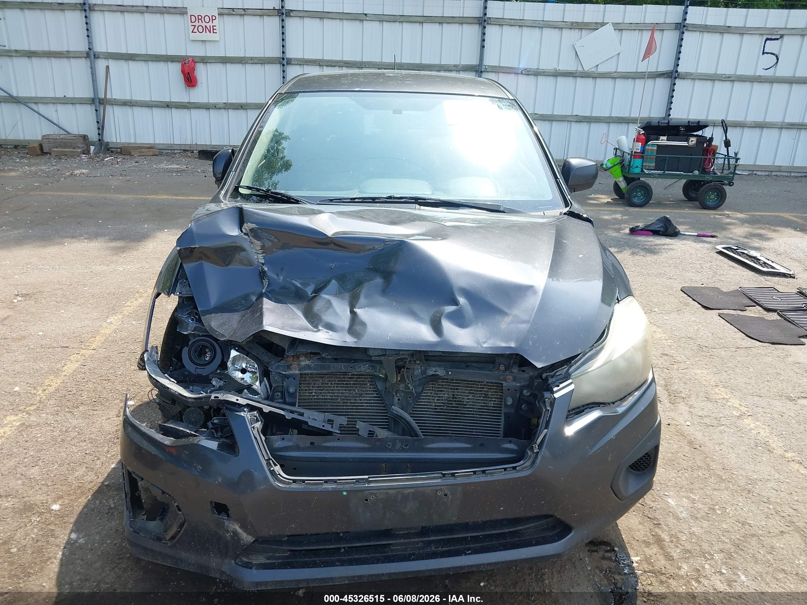 2014 Subaru Impreza 2.0i Premium Серый vin: JF1GJAE68EH007761