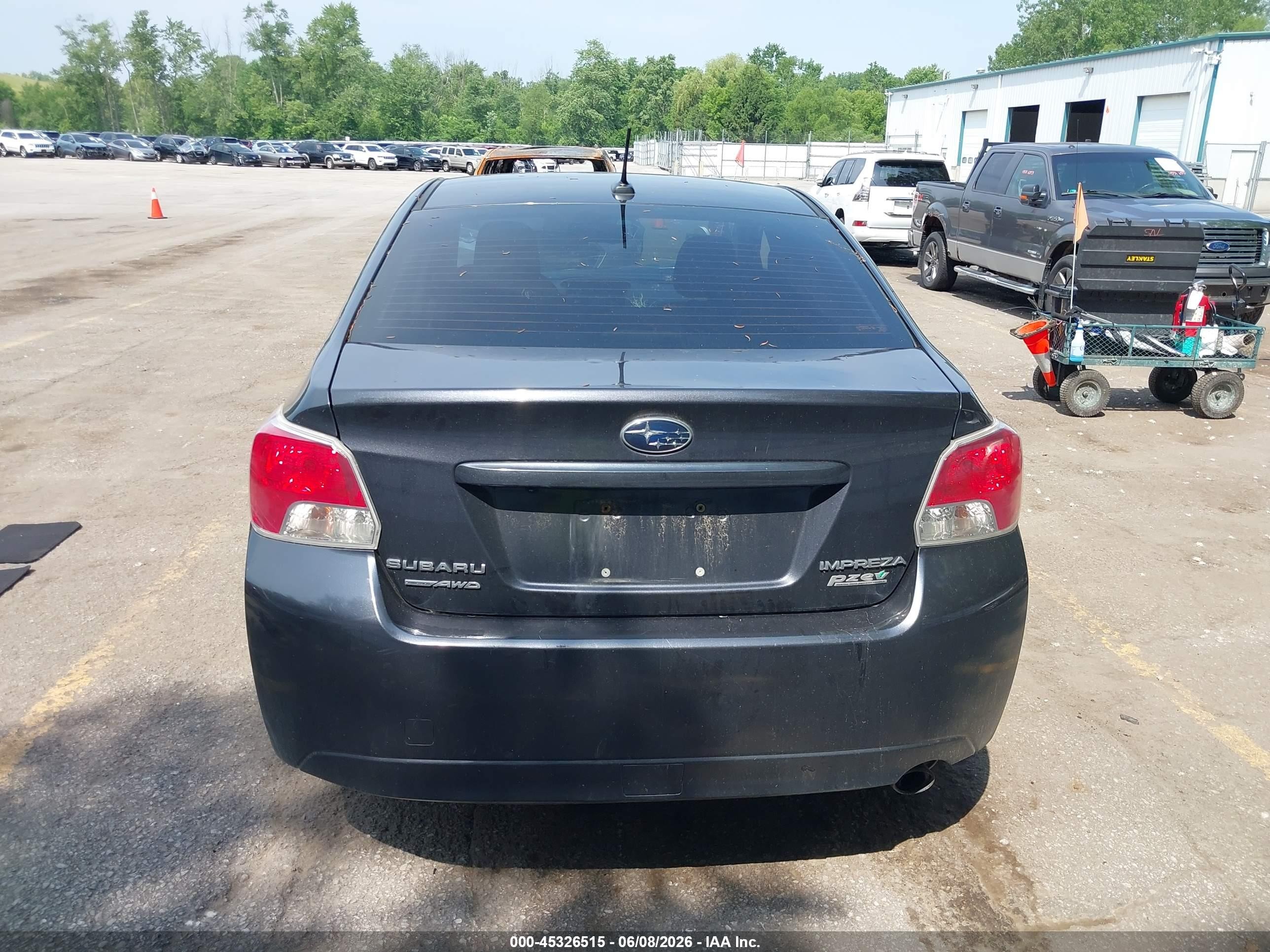 2014 Subaru Impreza 2.0i Premium Серый vin: JF1GJAE68EH007761