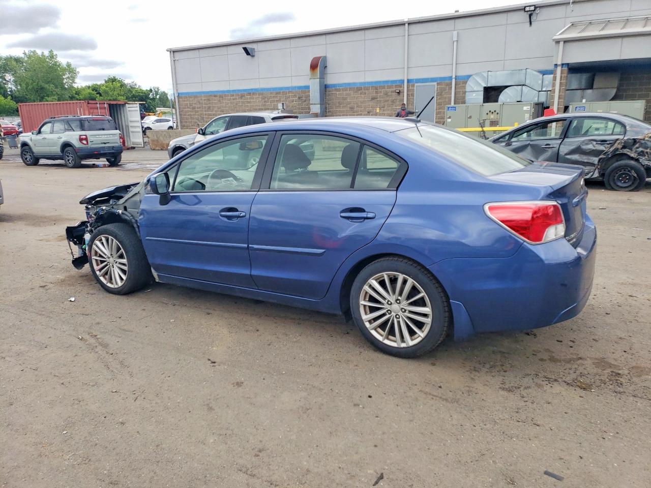 2012 Subaru Impreza Premium Blue vin: JF1GJAF61CH020329