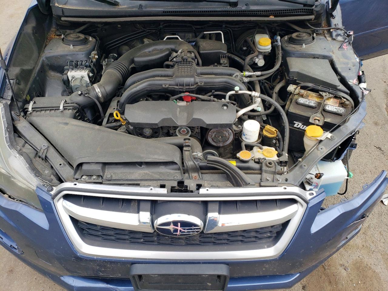 2012 Subaru Impreza Premium Blue vin: JF1GJAF61CH020329